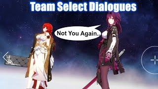 Honkai Star Rail - All Team Select Dialogues (Reaction Voice Lines)