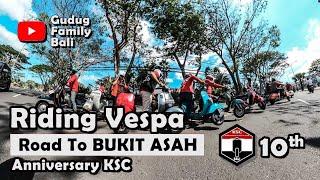 Komunitas Vespa Pulau Dewata Hut KSC Bali | Pemandangan Bukit Asah Karangasem Bali 2024