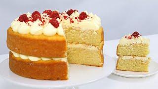 MOIST VANILLA CAKE! PERFECT FOR MAKING LAYER CAKES │ SIMPLE CAKE RECIPES │ CAKES BY MK