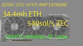 Live VLOG#70: Zotac 1070 Ti AMP Extreme Edition - Unbox, Install, Cryptocurrency - Power - Heat test