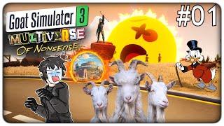 HO UCClSO IL SOLE NEL NUOVO DLC NEL MULTIVERSO DELLE CAPRE | Goat Simulator 3 DLC - ep.01