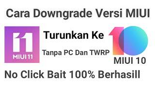 Cara Downgrade miui11 ke miui10 Tanpa PC dan TWRP Tanpa UBL Juga