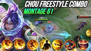 CHOU MONTAGE FREESTYLE 61 Outplay / Highlights / immune / Damage / HAZA Gaming | Mobile Legends