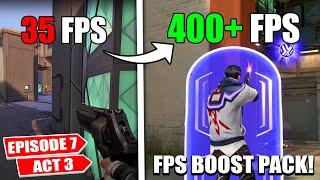 How To Fix FPS Drops & BOOST FPS in Valorant Episode 7 Act 3