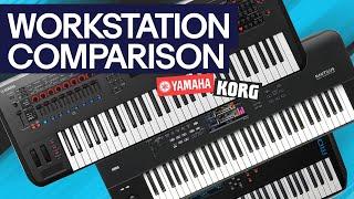 Workstation Comparison: Yamaha Montage, MODX and Korg Nautilus