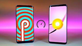 Samsung Galaxy S9 Plus One UI Android 9.0 Pie vs Experience UI Android 8.0 Oreo - Speed Test!