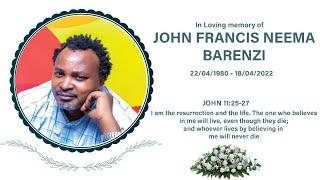 Burial of the Late John Francis Neema Barenzi in Mukono
