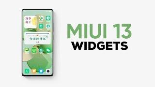 MIUI 13 Clock widgets