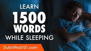 Dutch Conversation: Learn while you Sleep with 1500 words