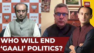 News Track Debate: Who Will End "Gaali' Politics? BJP Vs Congress | Rahul Kanwal | India Today