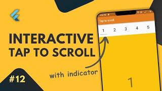 Interactive tap to scroll with scroll indicator - Step-by-Step Tutorial