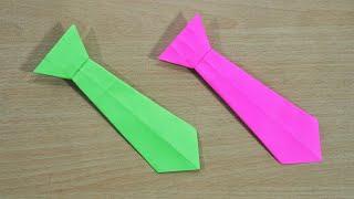 origami tie | paper tie | how to make paper tie