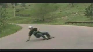 Longboarder rolls as movie stunt double