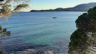 BEACH WALKING & HIKING IN LA CROIX VALMER, FRANCE  ‍️ #lacroixvalmer #france #coteazur