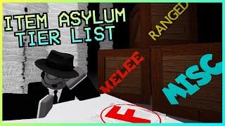 The ULTIMATE Item Asylum Tier List