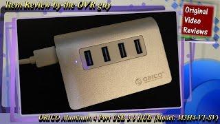 Item review - ORICO Aluminum 4 Port USB 3.0 HUB (Model: M3H4-V1-SV)