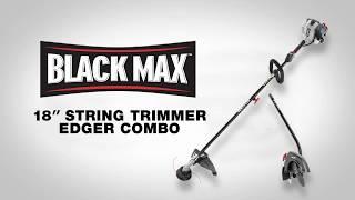 Black Max 25cc 2-Cycle Full Crank Engine String Trimmer/Edger Combo