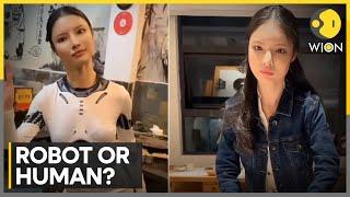Video of robot-like waitress serving food at a restaurant in China puzzles internet | WION News