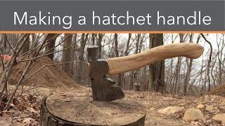 Making a hatchet handle