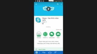 How To Download And Install Skype On Android Device Mobile Phone
