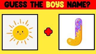 guess the boy name puzzle ! | emoji challenge | emoji puzzles | guess the boy name | #riddle #puzzle