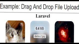 How to Upload Files with Drag 'n' Drop and Image  in Laravel 8 using dropzone(2021)