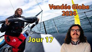 Vendée Globe 2024-2025 : Jour 17 Débrief (Simon, Dalin, Mettraux, Attanasio...)