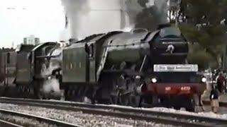 Flying Scotsman and Pendennis Castle - Rail tours in Western Australia, 1989