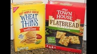 Nabisco Wheat Thins Sundried Tomato & Basil and Kellogg’s Italian Herb Flatbread Crisps Review