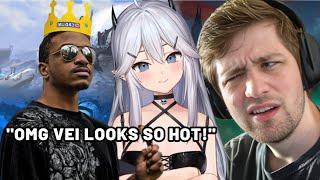 Sodapoppin Reacts to Lacari Calling Veibae Hot in Front of Him