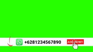 Template Green Screen Terbaru 2022 Sosmed (WhatsApp) Add!! Video Youtube No Text | RID-ONE STUDIO