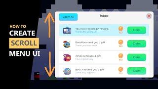 How to Create a Scroll Menu in Unity – Easy Step-by-Step Guide | Unity Scroll Menu Tutorial | 2024