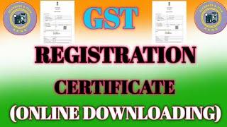 GST REGISTRATION CERTIFICATE DOWNLOAD