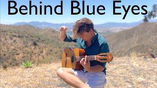 Behind Blue Eyes - The Who | Acoustic Guitar Cover on Classical Fingerstyle Guitar