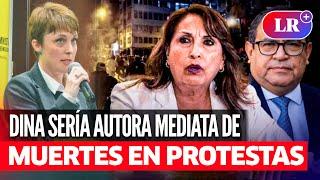 Dina BOLUARTE sería AUTORA MEDIATA de MUERTES en PROTESTAS, según Amnistía Internacional | #LR
