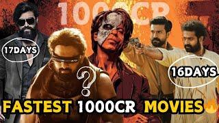 Fastest 1000CR Movies..||Kalki,RRR,Jawan,Kgf-2||