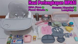 PERLENGKAPAN MPASI TERBARU & BUMBU MPASI YANG WAJIB DIBELI || SHOPEE HAUL  || LENGKAP LINK & HARGA