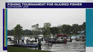 Fishing tournament held at Old Hickory Lake to support injured fisherman