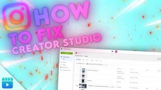 How to Fix Creator Studio Error ?  - - TUTORIAL