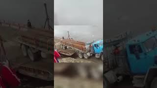 Ural Truck's Brave Rescue: A Terrifying Challenge