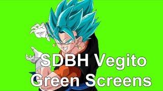 Super Dragon Ball Heroes Vegito Green Screens