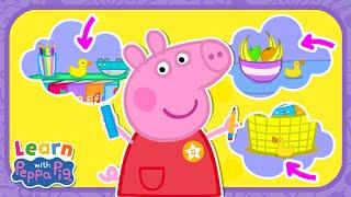 Learn Prepositions With Peppa Pig!  Educational Videos for Kids  Learn With Peppa Pig