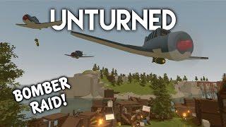 Unturned | Bomber Plane Raid! (Roleplay Survival)