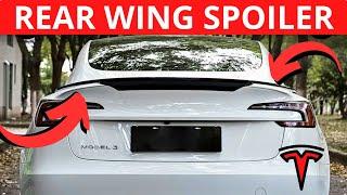 THIS Tesla Model 3/Y Spoiler Wing - Inspired By B-2 Spirit | EVBASE