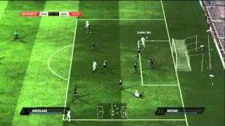 FIFA 11 (manual controls) - One touch passing goal (online)