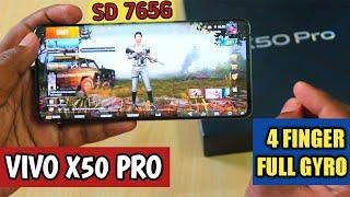 VIVO X50 PRO Test PUBG MOBILE With 4 Fingers + Full Gyro || SD 765G 60FPS Gaming Review 