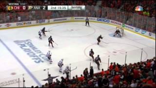 Kyle Palmieri slapshot goal 2-0 Chicago Blackhawks vs Anaheim Ducks May 17 2015 NHL