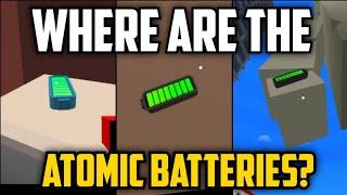 Where to find the 3 Atomic Batteries in Dude Wars : Pixel Shooter Game