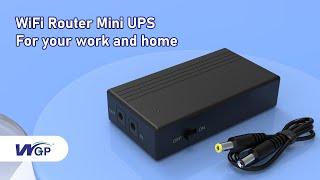 WGP 12V Mini DC UPS | WiFi Router UPS for your work and home #miniups