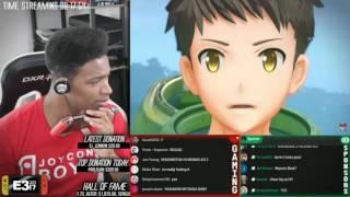 Etika Reacts to Xenoblade Chronicles 2 ( E3 trailer )